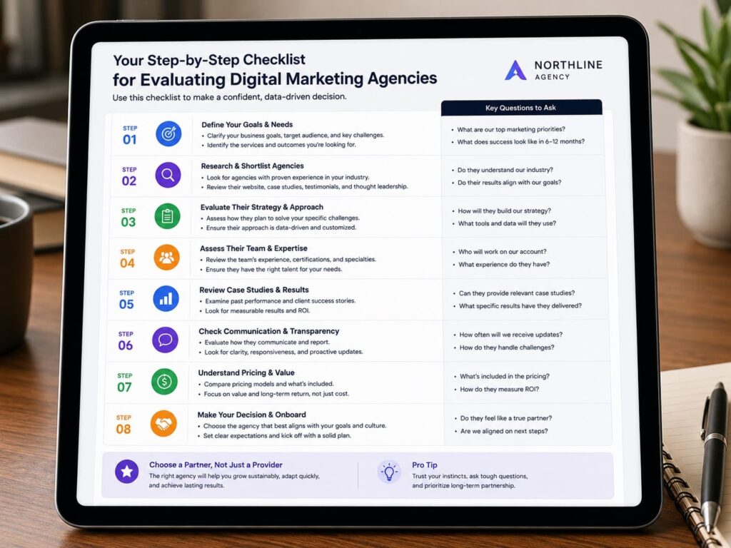 how to evaluate a digital marketing agency